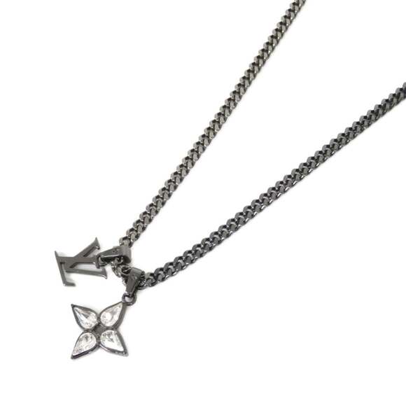LOUIS VUITTON Black Necklace